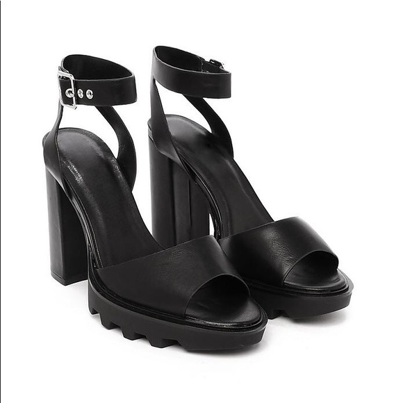 Nasty Gal Strappy Heels🖤 - Picture 3 of 7